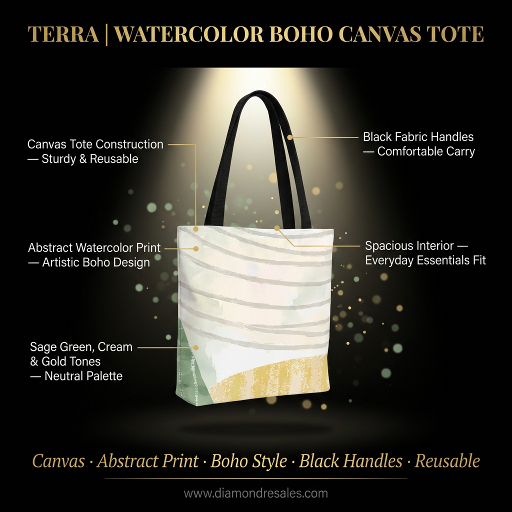 Terra Canvas Tote — Branded Callout