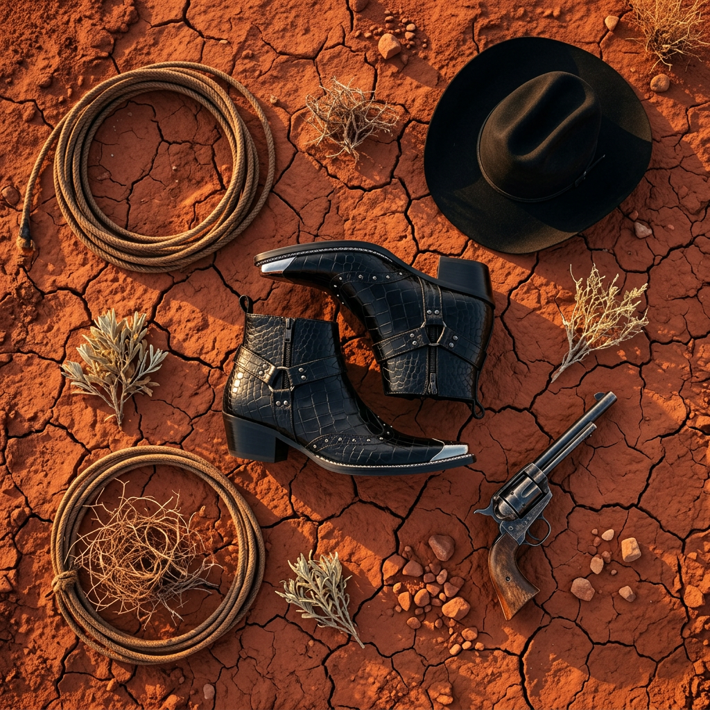 The Gambler — Desert Flat Lay