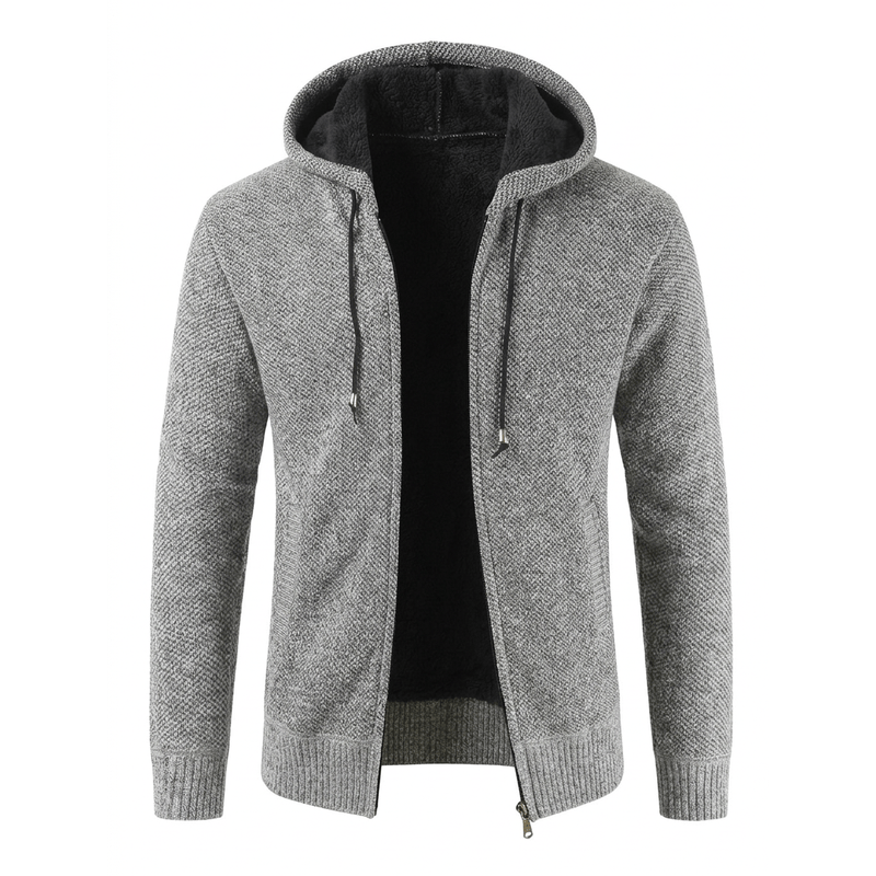 WeatherTech Thickened Fleece Hooded Jacket – White Background, No Model