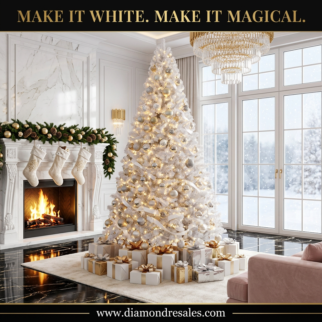 White Christmas Tree — Luxury Lifestyle