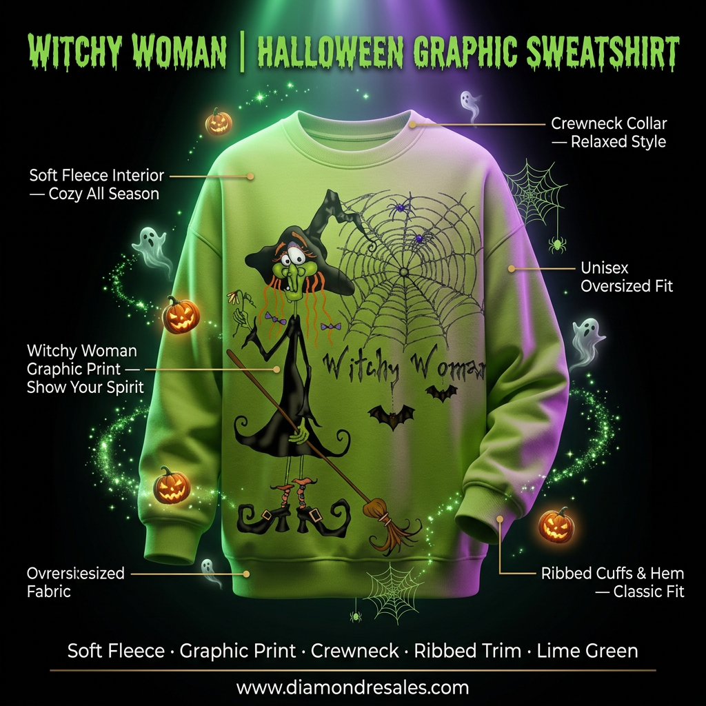 Witchy Woman Sweatshirt — Branded Callout