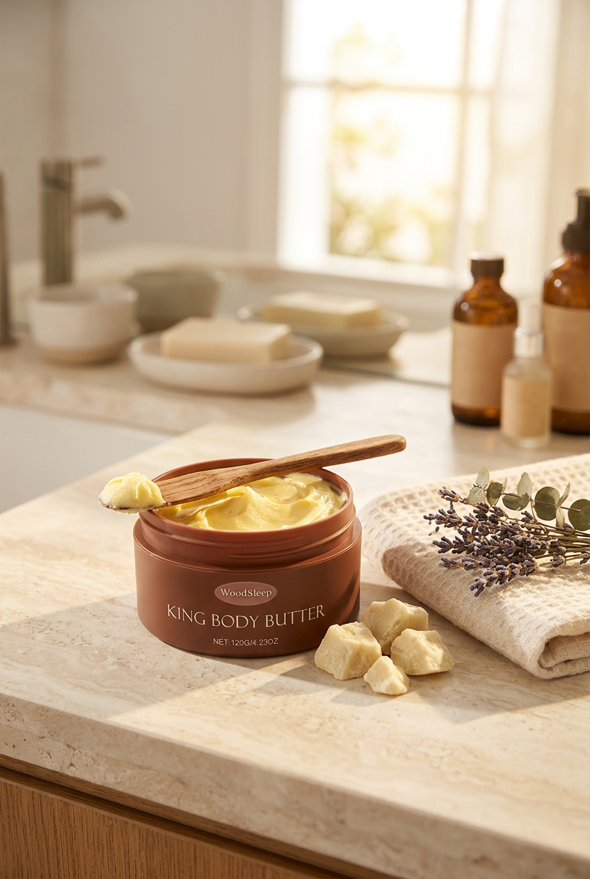 WoodSleep King Body Butter — Vanity Lifestyle Shot