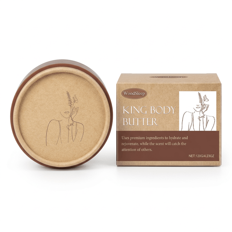 WoodSleep King Body Butter — White Background GMC Catalog
